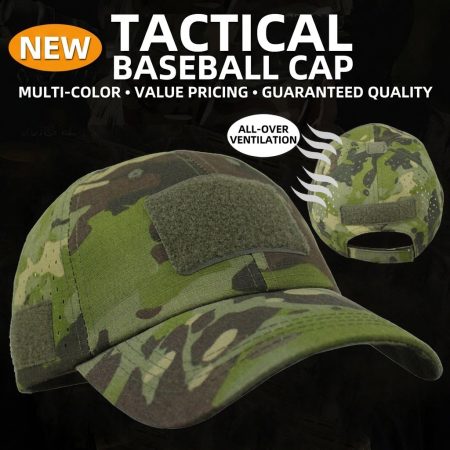 C17 Breathable Mesh Camouflage Tactical Baseball Cap for Outdoor Sports and Sun Protection