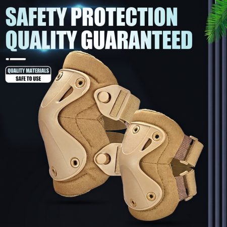 EPKP01 Tactical Knee and Elbow Pads Set for Outdoor Training, Cycling, and Protective Use