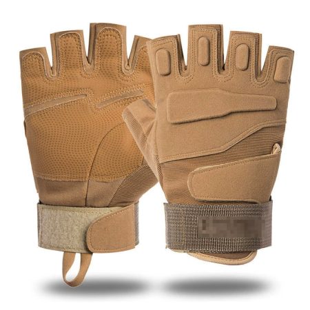 G05 Half-Finger Outdoor Tactical Gloves with Anti-Slip Palm and Adjustable Wrist Support