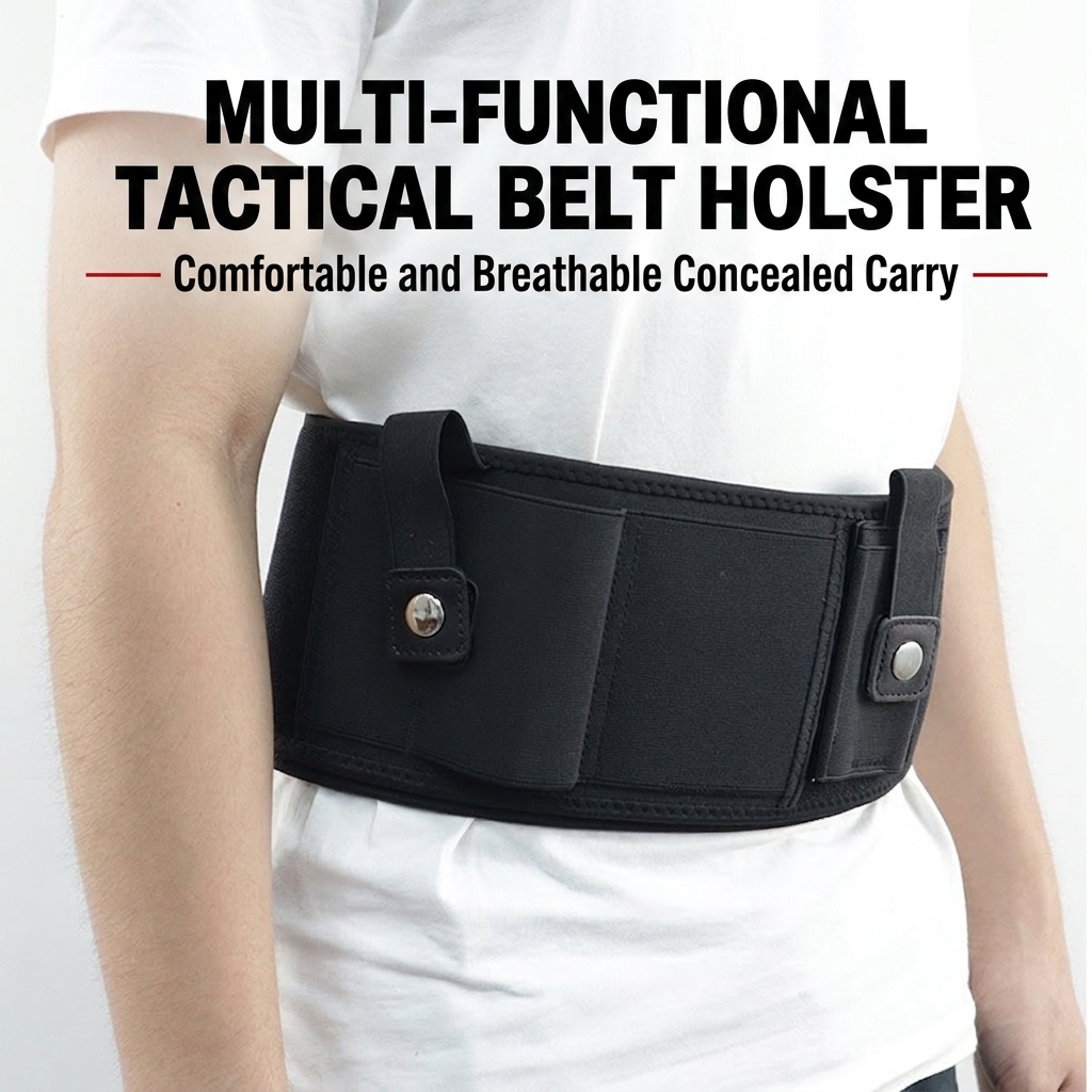 ខ្សែកាបូបចង្កេះ Tactical លាក់ខ្លួន GH02 ជាមួយរចនាប័ទ្មទាញរហ័ស