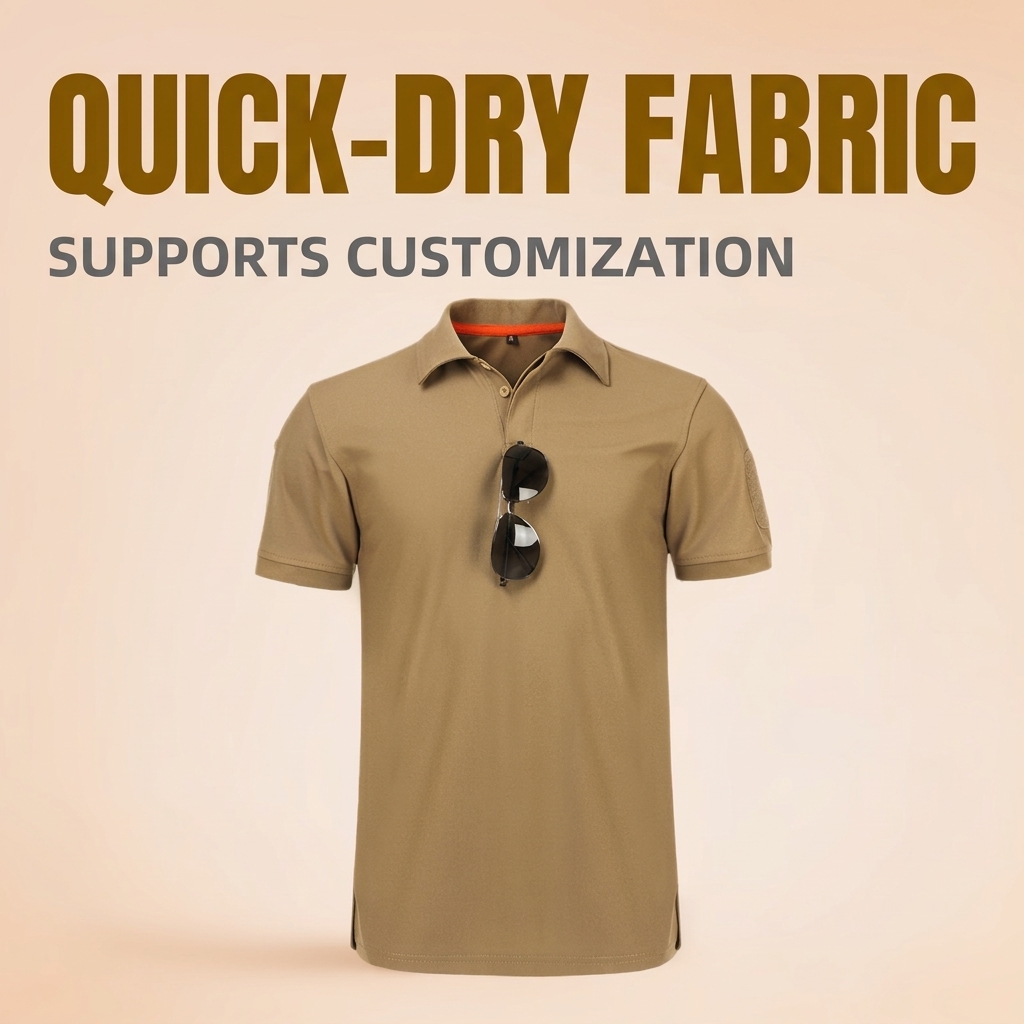 TSS04 Quick-Drying Sports Loose Outdoor Military Fans Physical Training Commuter Security Short-Sleeve T-Shirt for Men - Image 2