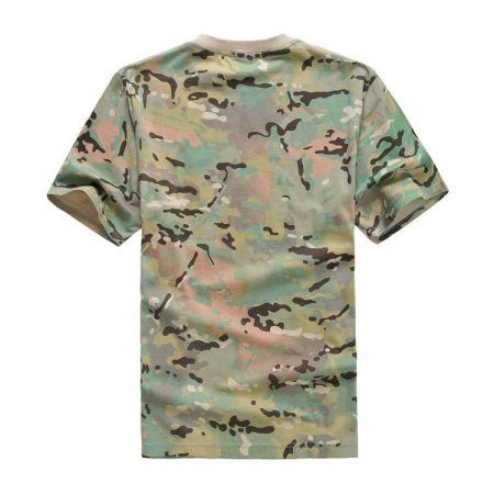 TSS26 Quick-Drying Tactical Camouflage T-Shirt – Lightweight Outdoor Training Tee in Multiple Python, Desert, Jungle, and ACU Patterns