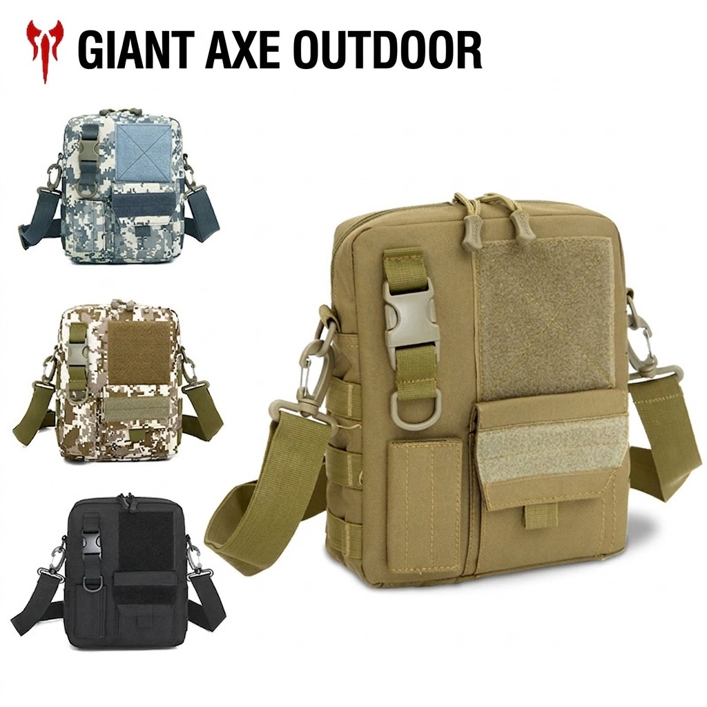 BG32 Tactical Chest Bag – Waterproof Camouflage Crossbody Sling Bag with Key Compartment