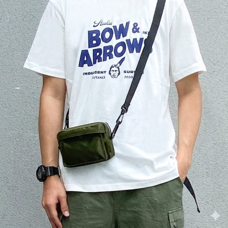 BG57 Compact Crossbody Shoulder Bag – Casual Mini Everyday Bag with Adjustable Strap