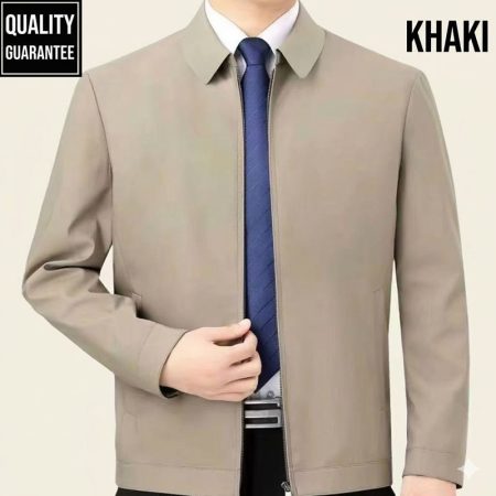 JK07 Men's Business Casual Spring Autumn Lapel Jacket
