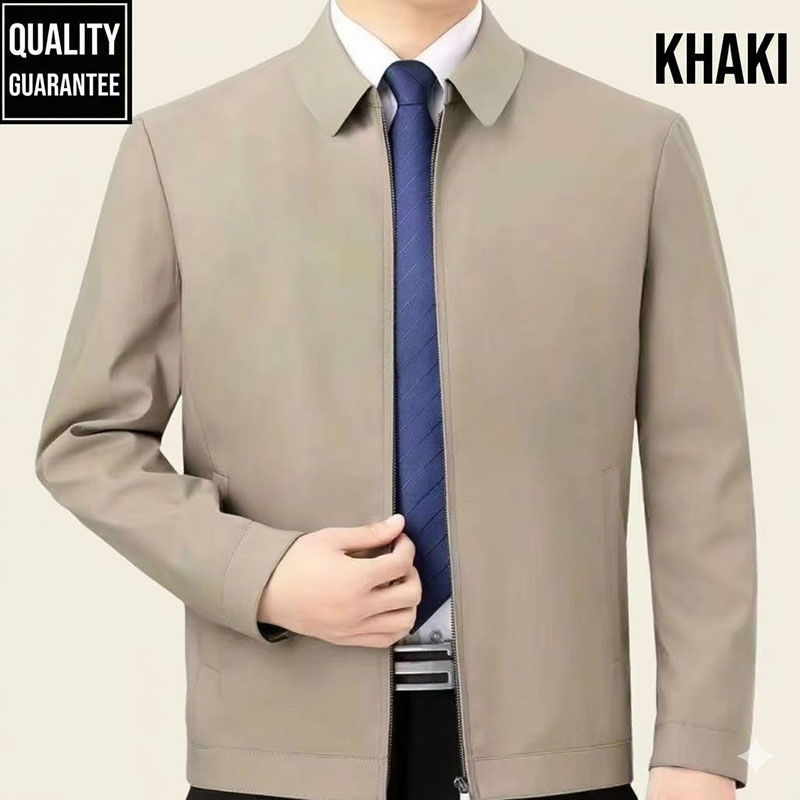JK07 Men's Business Casual Spring Autumn Lapel Jacket