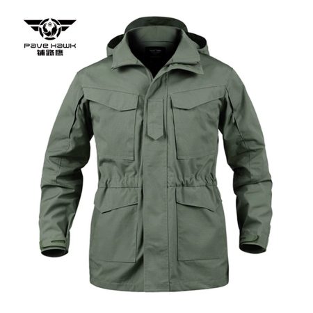 JK09 Paving Eagle Consul Tactical Trench Coat - Camouflage Outdoor Field Jacket