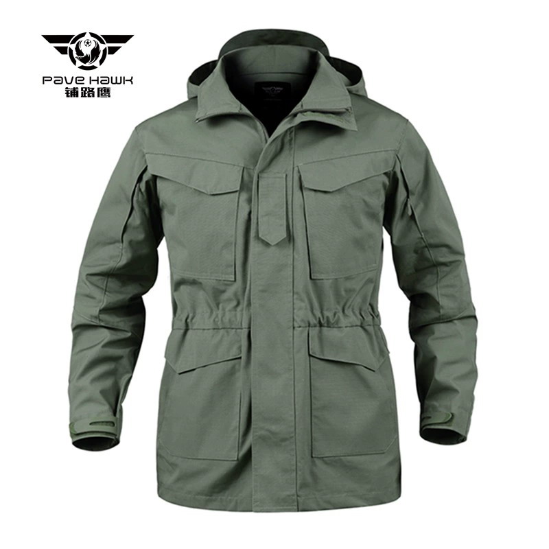 JK09 Paving Eagle Consul Tactical Trench Coat - Camouflage Outdoor Field Jacket