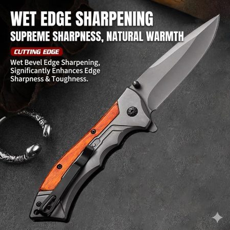 K01 Browning FA24 Premium Stainless Steel Folding Knife – Tactical Outdoor Survival & Everyday Carry