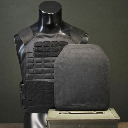 Bu01 Level 4 Steel-Ceramic Tactical Armor Plate 25 x 30 cm
