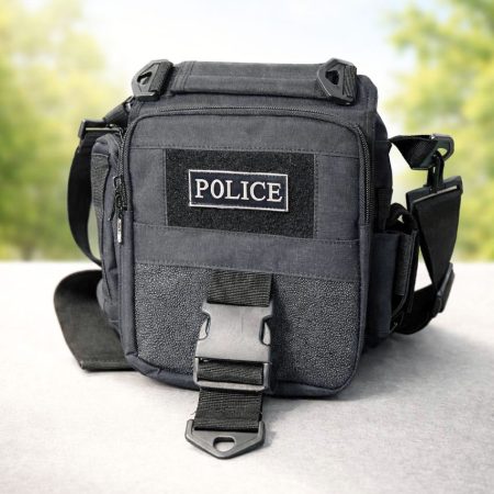 BG22 Compact Tactical Crossbody Shoulder Bag with Front Buckle, Multi-Zip Compartments and Adjustable Strap
