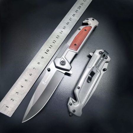 K31 Premium Browning Field Knife – High-Hardness Stainless Steel Survival Tool