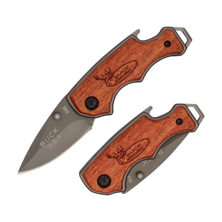 K58 Premium K58 Portable Outdoor Folding Knife – X44 Rosewood & Stainless Steel EDC Tool