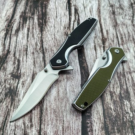 K66 Zero Error Outdoor Survival Knife – High Hardness Stainless Steel with Rugged G10 Handle