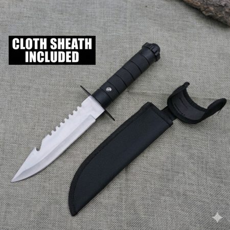 K91 Premium Outdoor Survival Straight Knife – High-Quality Fixed Blade for Camping and Adventure