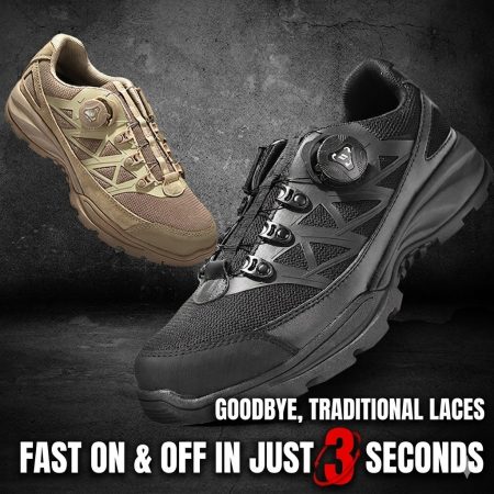 SH03 Archon Quick-Release Tactical Low-Top Boots – Waterproof, Non-Slip & Professional Outdoor Hiking Shoes