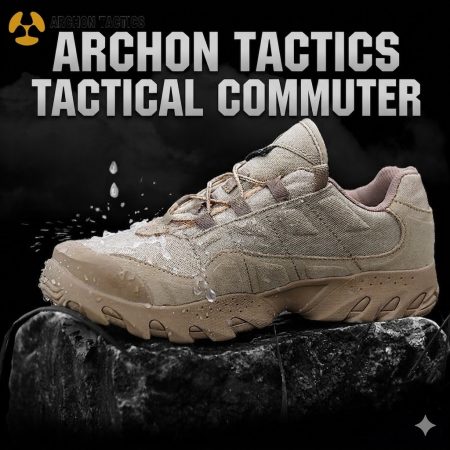 SH06 Archon Low-Top Genuine Leather Tactical Shoes – Professional Waterproof Desert Boots for Military Fans