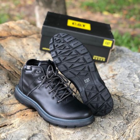 SH19 Classic Men's Mid-Top Genuine Leather Workwear Casual Shoes