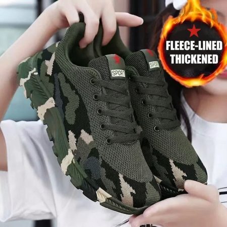 SH27 Men’s Camouflage Breathable Outdoor Training Shoes with Rubber Non-Slip Sole