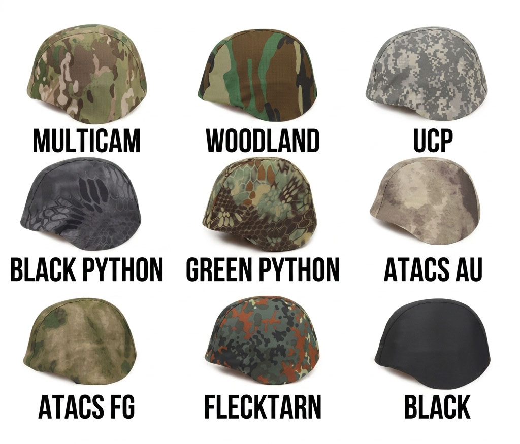 HC01 M88 Tactical Helmet Cover with Elastic Fit and Camouflage Options - Image 5