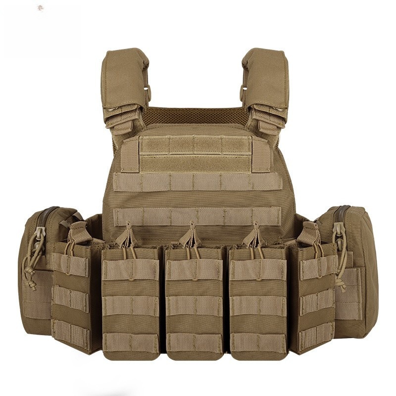 A04 Modular Detachable Tactical Vest with Front Utility Pouches and Side Storage Pockets