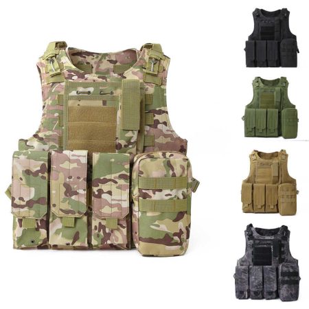 A16 Quick-Release Amphibious Tactical Vest - Multi-Functional Outdoor Training Body Armor Style Vest
