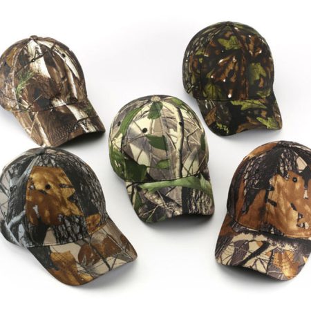 C05 Bionic Leaf Camouflage Baseball Cap with Custom Logo Option