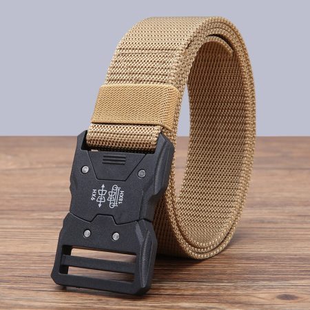 B04 Quick Buckle Outdoor Tactical Nylon Belt for Daily Wear and Sports