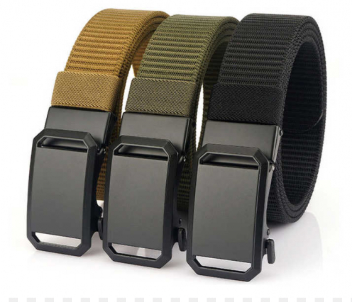 B08 Toothless Automatic Tactical Nylon Belt - 120cm x 3.8cm
