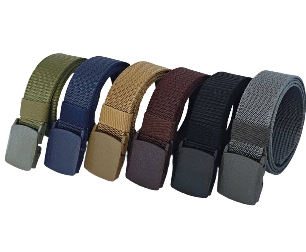 B09 Simple Casual Tactical Nylon-Style Belt with Plate Buckle - Image 2