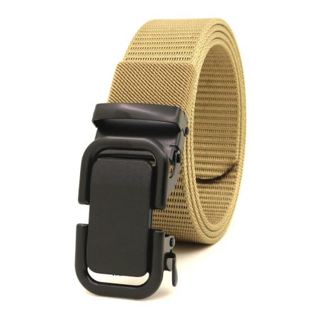B21 Casual Canvas Automatic Buckle Belt for Daily Wear and Outdoor Style