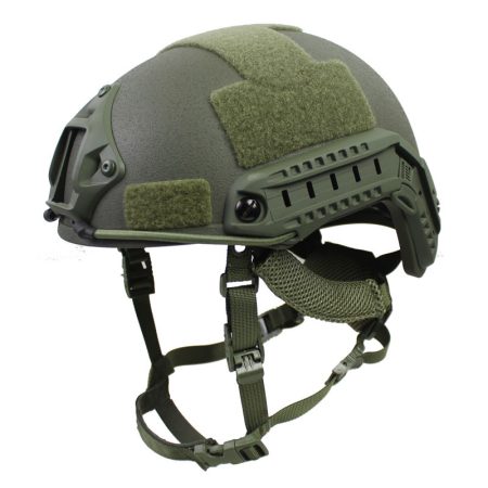 HT04 FAST Fiberglass Tactical Training Helmet with Side Rails and Adjustable Suspension