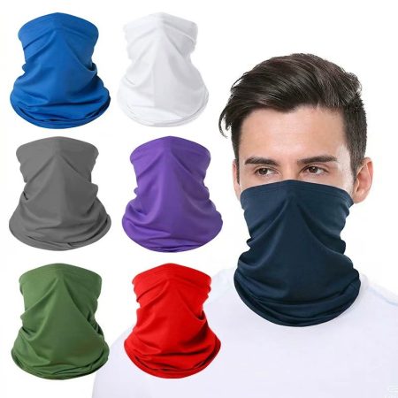 M01 Milk Silk Magic Neck Gaiter Face Mask - Lightweight Breathable Outdoor Scarf
