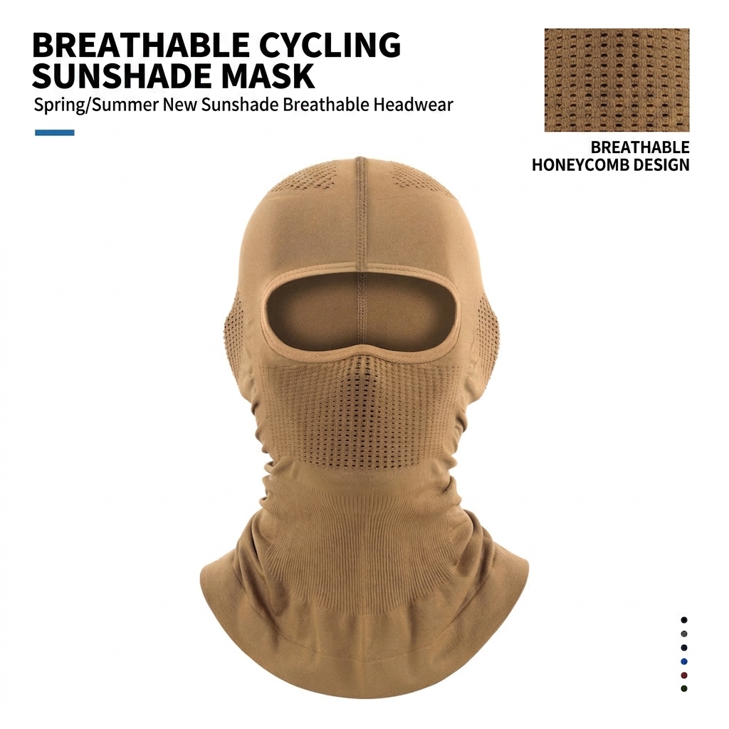 HM01 Breathable Seamless Tactical Balaclava Head Mask for Cycling & Outdoor Use