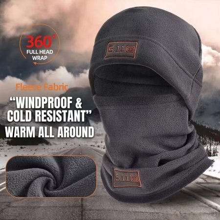 HM03 Two-Piece Thermal Fleece Balaclava and Neck Gaiter Set for Outdoor Cycling 5.11