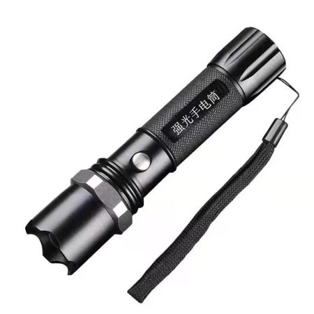 FL10 Rechargeable Rotary Zoom LED Flashlight with Long-Range Beam and 3 Lighting Modes