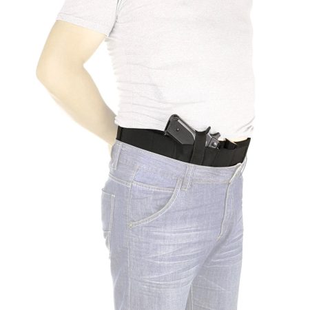 GH05 Black Tactical Belly Band Concealed Carry Holster - 45 Inch