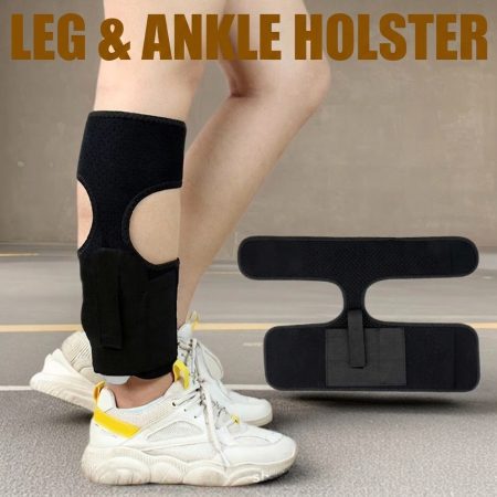 GH06 Tactical Leg & Ankle Neoprene Holster with Adjustable Hook-and-Loop Straps