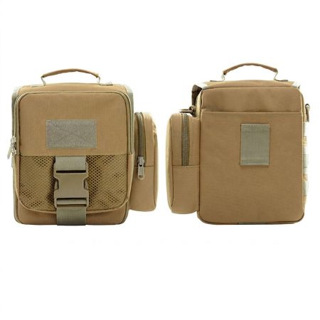 BG19 Water-Repellent Tactical Crossbody Shoulder Bag with MOLLE Attachment System