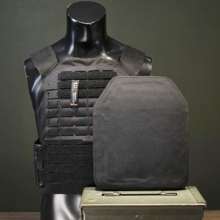 Bu01 Level 4 Steel-Ceramic Tactical Armor Plate 25 x 30 cm