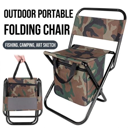 CG04 Outdoor Portable Folding Chair with 10L Storage Bag