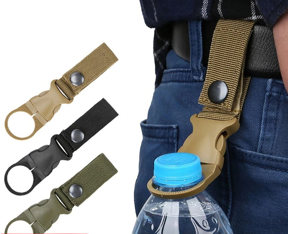 CG08 Tactical Nylon Water Bottle Hanging Clip