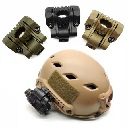 TTH01 Tactical Helmet 5-Position Adjustable Flashlight Mount