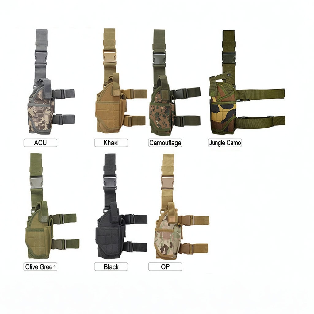 DLH01 Tactical Drop Leg Holster Bag for Outdoor Carry