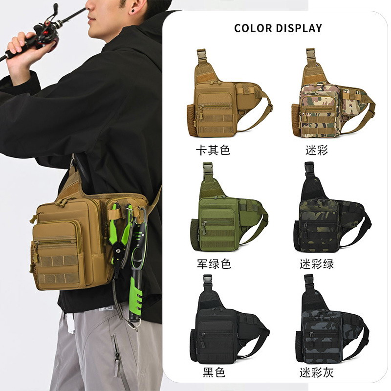 BG38 Large-Capacity Tactical Chest Bag – Lightweight Outdoor Crossbody Sling Bag - Image 9