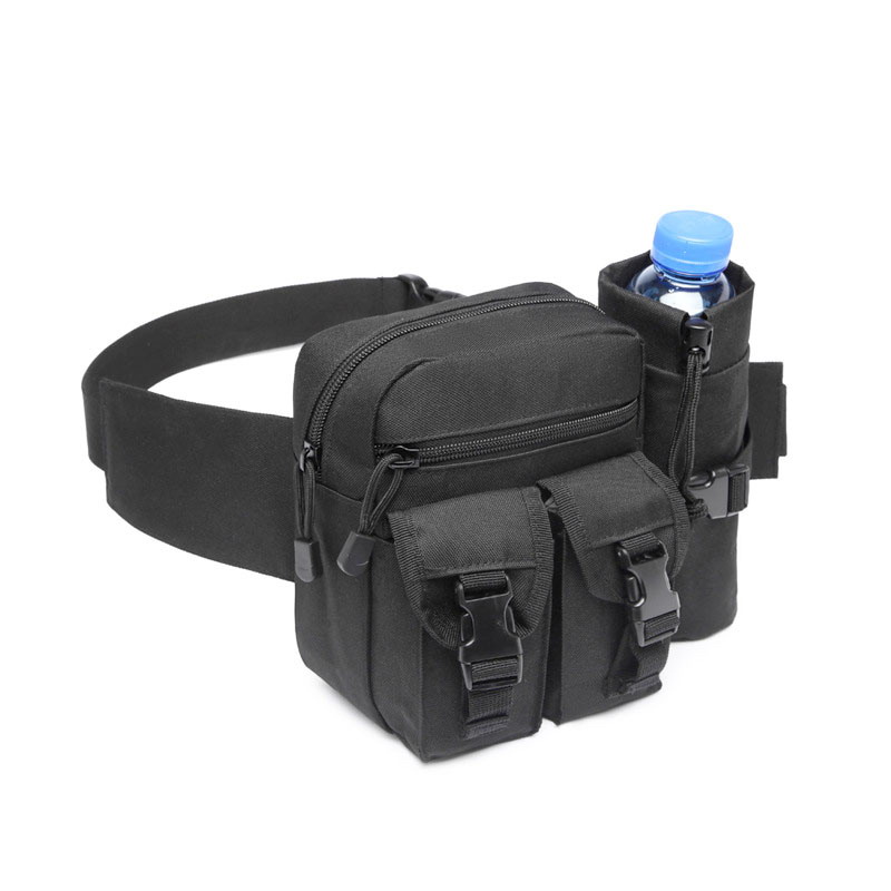 BG62 Multi-Functional Tactical Running Waist Bag with Hidden Water Bottle Holder and Anti-Theft Phone Pocket - Image 10