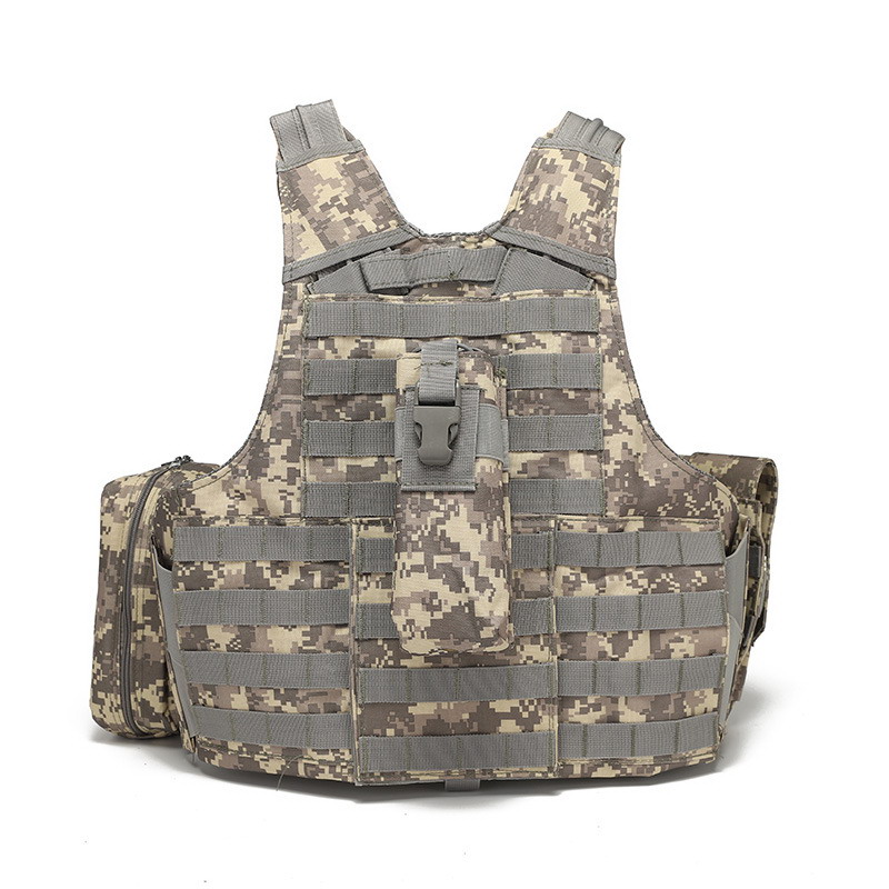 A12 Blackhawk Style Protective Tactical Vest - Outdoor Training Eight-Piece Vest Set - Image 15