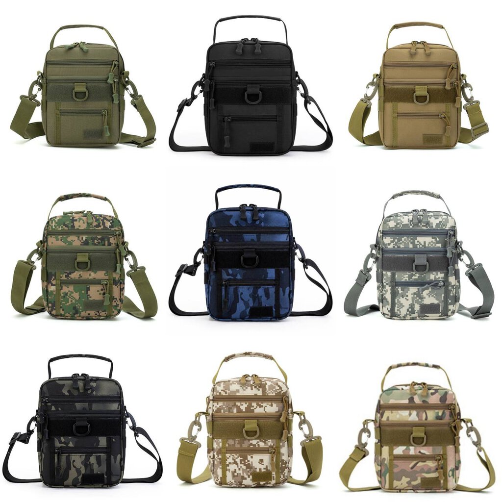 BG27 Large-Capacity Tactical Commuter Crossbody Bag – Water-Resistant Outdoor Shoulder Bag with Multi-Layer Storage - Image 10