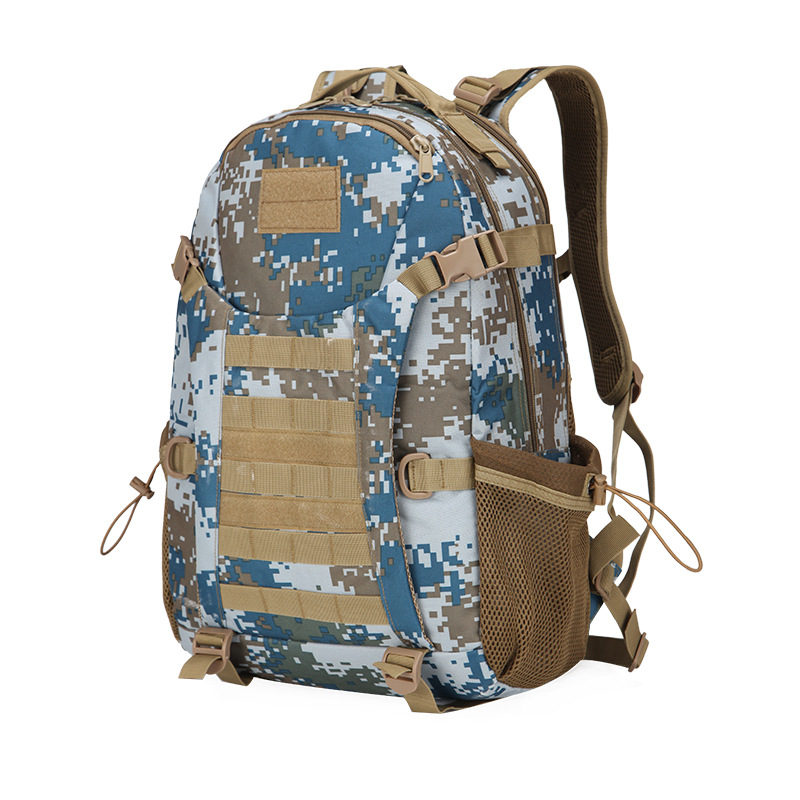 BP07 Tactical Oxford Outdoor Backpack with MOLLE Webbing and Multi-Compartment Storage - Image 12
