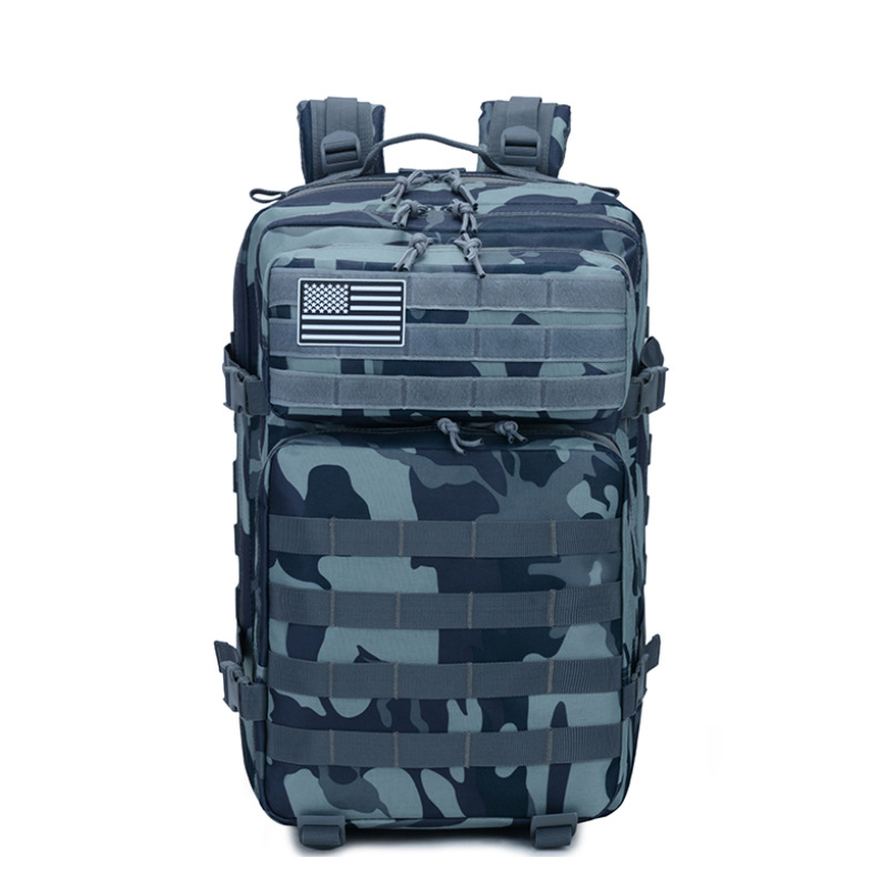 BP08 Outdoor Sports 45L Tactical Backpack - Large Capacity Travel, Camping, Hiking and Daily Carry Bag - Image 10